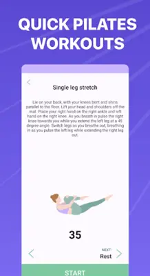 5 Minute Pilates android App screenshot 4